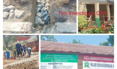 GWI Soroti Pekerjaan Revitalisasi SMP IT Nurul Yaqin - Patia Diduga Asjad Dan Abaikan APD
