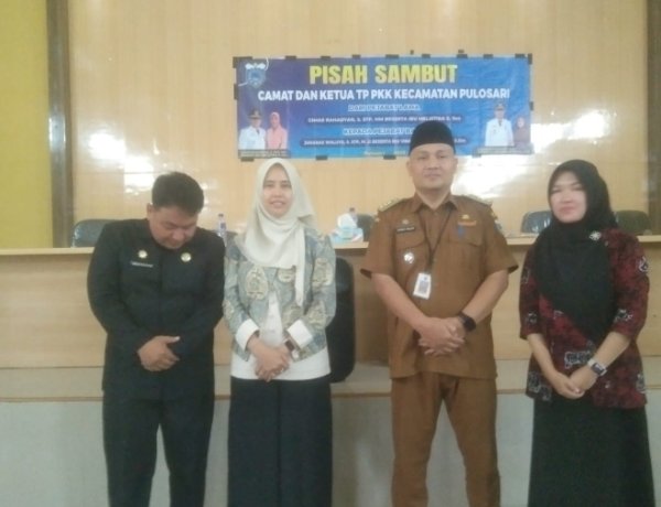 Pisah Sambut Camat Kecamatan Pulosari, Dari H.Gimas Rahadyan Kepada Johanas Waluyo