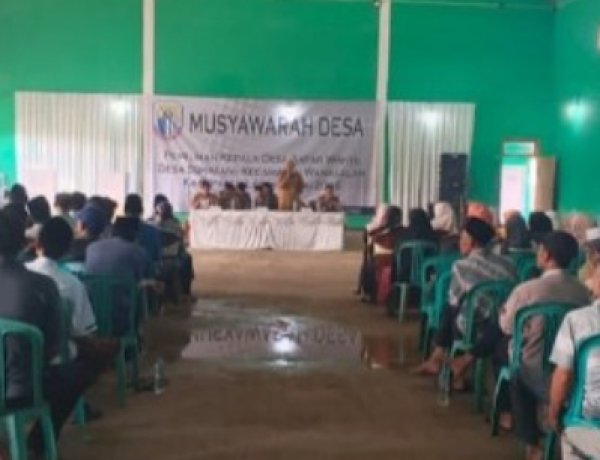 Pilkades PAW Desa Sukatani Berjalan Lancar, Paslon Nomor Urut 1 Hilman Multajim Terpilih sebagai Kades
