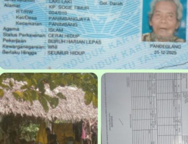 Bertahun-tahun Tinggal di “Istana Gubuk Bambu" Warga Panimbangjaya Diduga Belum Tersentuh Bansos 