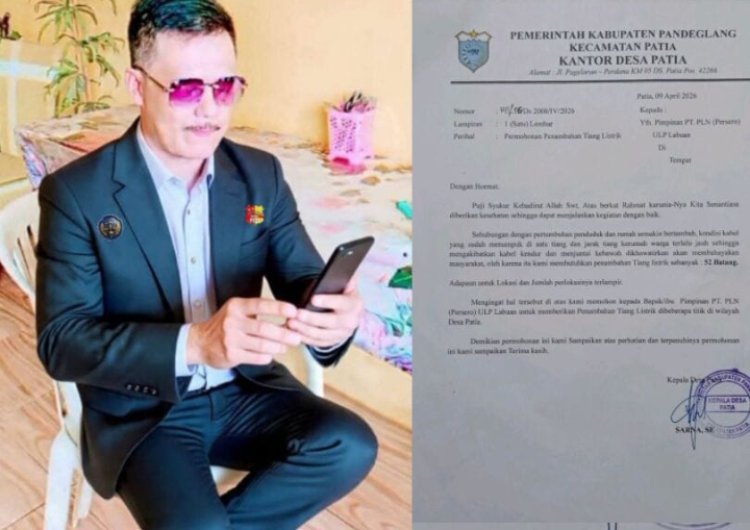 GWI & Warga Patia Apresiasi, ULP Labuan Pasang 3 Tiang Urgent, Sisa 49 Tiang Dilimpahkan ke Divisi Lisdes UP3 Banten Selatan. 