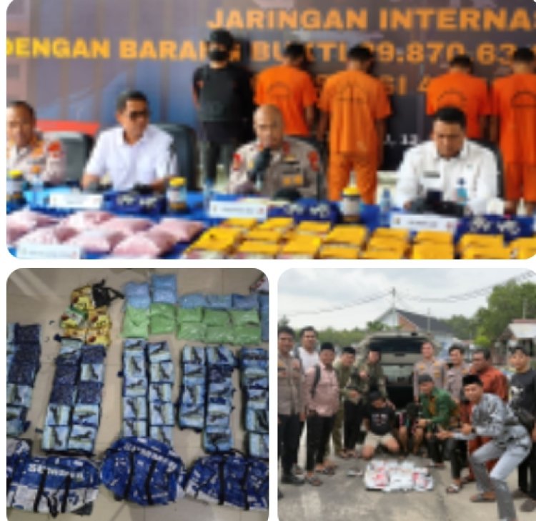 Ribuan Tersangka Narkotika Diciduk Polda Riau Sampai April 2026
