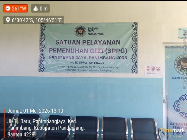 Diduga SPPG Panimbang Jaya # 08 Tidak sesuai SOP Tapi Lolos Uji