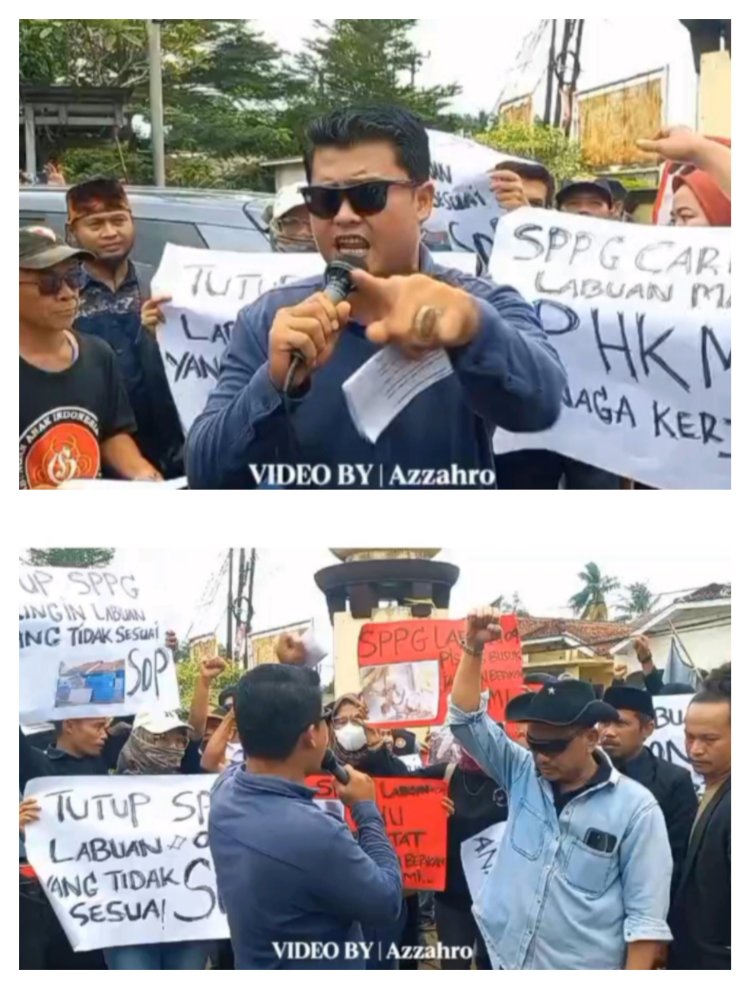 Gabungan Anak Indonesia Bersatu (GAIB 212) Lakukan Aksi Meminta Evaluasi Progam MBG di Labuan