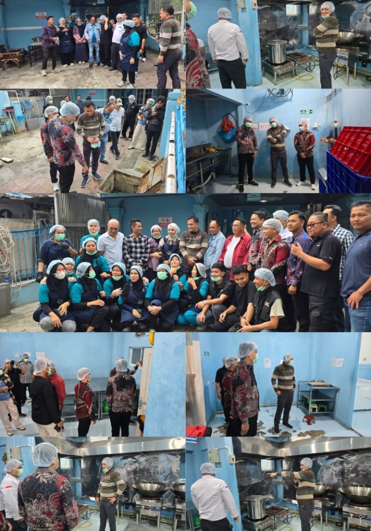 Ketum Rel MBG dan Azis Gagap Tinjau Dapur SPPG Sidorejo Medan Tembung