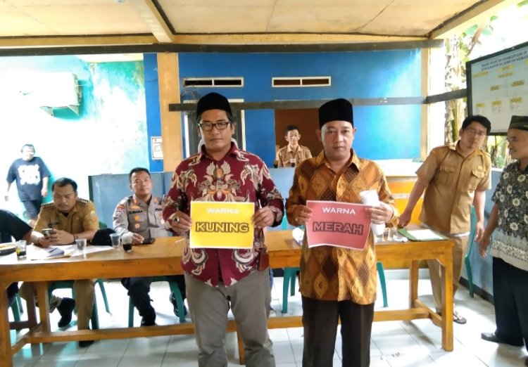 Hasil Penelitian Administrasi Resmi Ditetapkan, Sekaligus Undian Nomor Urut & Bendera Calon PAW Desa Sukatani
