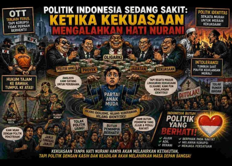 Politik Indonesia Sedang Sakit: Ketika Kekuasaan Mengalahkan Hati Nurani