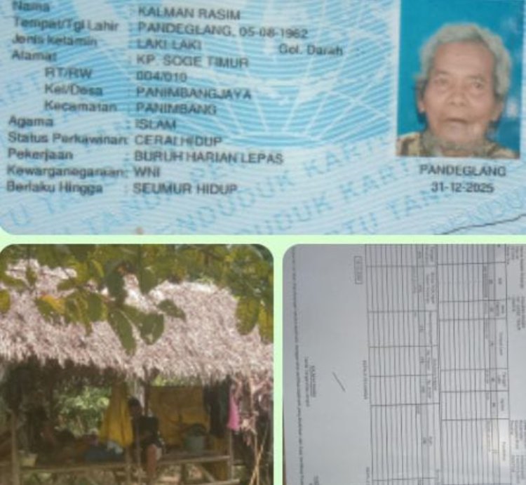 Bertahun-tahun Tinggal di “Istana Gubuk Bambu" Warga Panimbangjaya Diduga Belum Tersentuh Bansos 