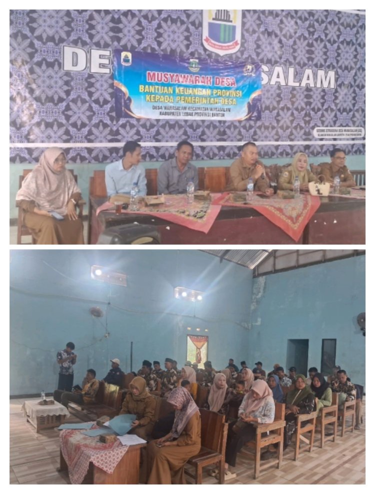Pemerintah Desa Wanasalam Gelar Musyawarah Bantuan Keuangan Provinsi Tahun 2026