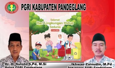PGRI Kabupaten Pandeglang Sampaikan Selamat Hari Lingkungan Hidup Sedunia 2026