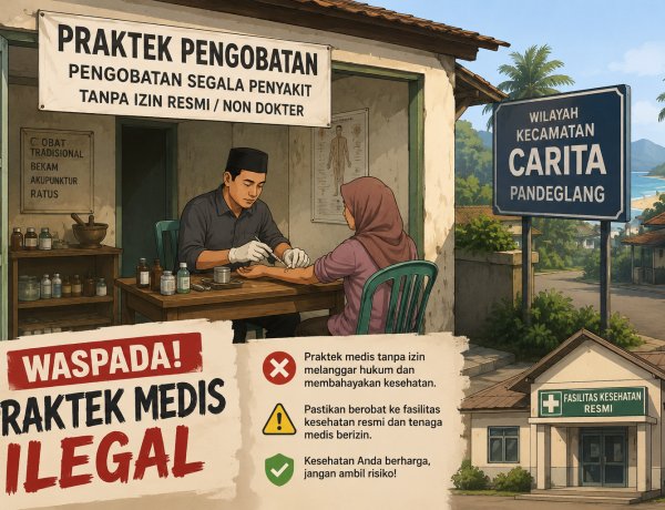 Dugaan Praktik Medis Tanpa Izin di Carita Jadi Sorotan, Aparat Diminta Bertindak Tegas  ‎