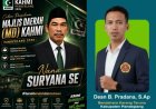 Bendahara Karang Taruna Pandeglang Dean Bayu Pradana Sampaikan Selamat Kepada Nana Suryana (Gatuel) Terpilih Sebagai Presidium MD KAHMI Pandeglang Pada Musda IV