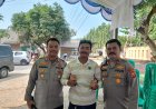 Ketua BPPKB DPAC WANASALAM Menyambut dan memberika penghormatan terakhir kepada kapolsek baru dan kapolsek Lama