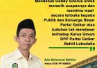 PP AMDDI Nilai Deddy Sitorus Tuduh Ketum Partai Golkar Bahlil Lahadalia Tanpa Dasar, Minta Lakukan Minta Maaf Secara Terbuka