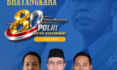 Selamat Hari Bhayangkara ke-80 Tahun 2026. DPD KNPI Pandeglang