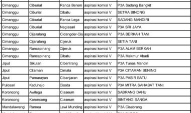 P3TGAI BWSC Banten Kembali Menuai Kritikan, Dugaan Ketimpangan Penetapan Penerima Dinilai Cederai Rasa Keadilan Kelompok P3A di Pandeglang