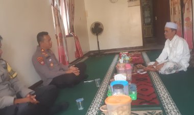 Perkuat Sinergitas dan Harkamtibmas, Kapolsek Jiput yang Baru Jalin Silaturahmi dengan Tokoh Masyarakat