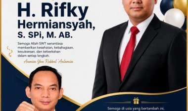 TA Komisi V DPRD Provinsi Banten, Suparta Kurniawan, Sampaikan Selamat Ulang Tahun H. Rifky Hermiansyah, Anggota DPRD Provinsi Banten Fraksi Partai Gerindra