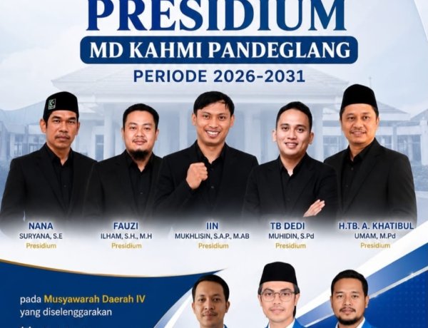 Segenap Pengurus DPD KNPI Pandeglang Sampaikan Selamat Atas Terpilihnya Lima Presidium MD KAHMI Pandeglang Pada Musda IV 2026