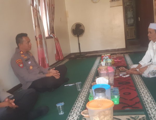 Perkuat Sinergitas dan Harkamtibmas, Kapolsek Jiput yang Baru Jalin Silaturahmi dengan Tokoh Masyarakat