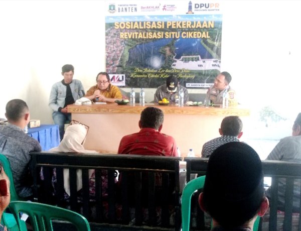 DPUPR Provinsi Banten Sosialisasikan Revitalisasi Situ Cikedal, Destinasi Wisata Tingkatkan PAD