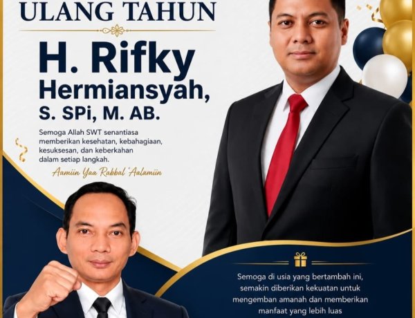 TA Komisi V DPRD Provinsi Banten, Suparta Kurniawan, Sampaikan Selamat Ulang Tahun H. Rifky Hermiansyah, Anggota DPRD Provinsi Banten Fraksi Partai Gerindra