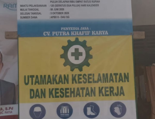 Rehabilitasi Ruang Kelas SDN Rahayu Mulai Dikerjakan, Publik Didorong Awasi Pelaksanaan Proyek