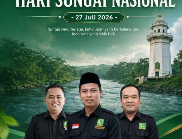 PW GPII Banten Sampaikan Selamat Hari Sungai Nasional, Mari Jaga Sungai Untuk Kehidupan kita Semua