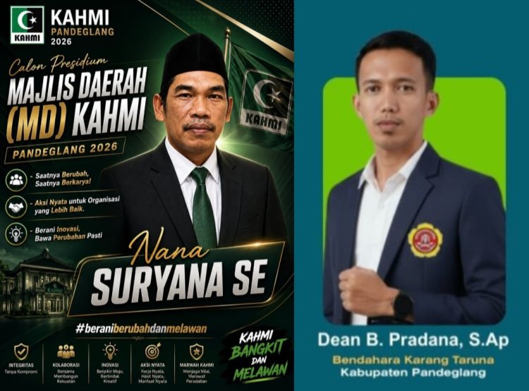 Bendahara Karang Taruna Pandeglang Dean Bayu Pradana Sampaikan Selamat Kepada Nana Suryana (Gatuel) Terpilih Sebagai Presidium MD KAHMI Pandeglang Pada Musda IV