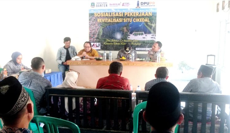 DPUPR Provinsi Banten Sosialisasikan Revitalisasi Situ Cikedal, Destinasi Wisata Tingkatkan PAD