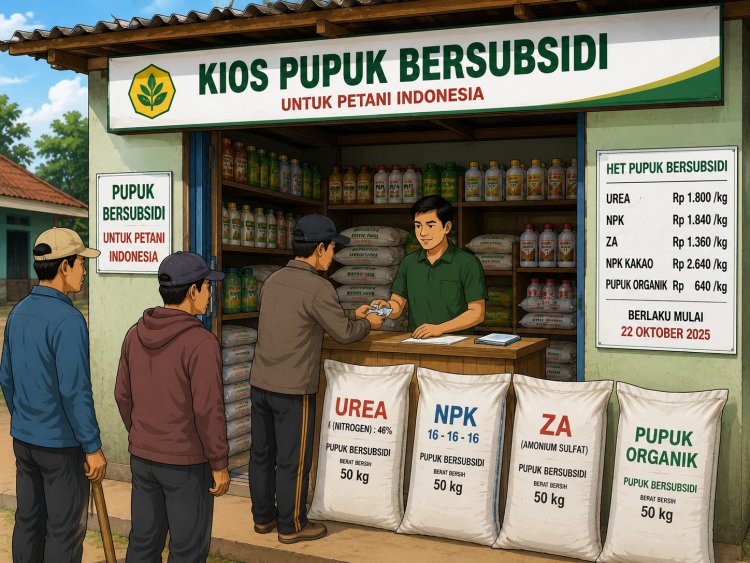 Diduga Masih Jual Pupuk Bersubsidi Gunakan HET Lama, Sejumlah Kios Resmi di Kecamatan Munjul Dikeluhkan Petani  ‎