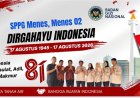 SPPG Pandeglang, Menes, Menes 02 Sampaikan Dirgahayu Republik Indonesia Yang Ke-81 tahun 2026, "Indonesia Berdaulat Adil dan Makmur"