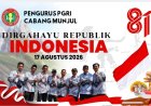 Keluarga Besar PGRI Cabang Munjul Pandeglang Mengucapkan Selamat Memperingati HUT ke-81 Republik Indonesia