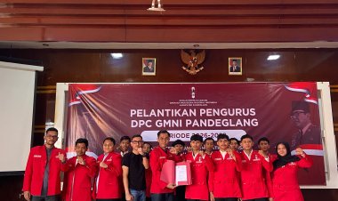 PELANTIKAN DPC GMNI PANDEGLANG PERIODE 2026–2028: MERAWAT PERSATUAN, MENGUATKAN BARISAN, GOTONG ROYONG WUJUDKAN PASAL 33 UUD 1945