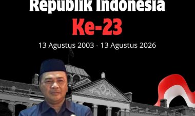 H. Uun Junandar, Kadis Perikanan Kab. Pandeglang Sampaikan Selamat HUT Mahkamah Konstitusi RI ke-23