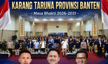 Ketua dan Pengurus Karang Taruna Pandeglang Hadiri Pelantikan Pengurus Karang Taruna Banten Periode 2026-2031