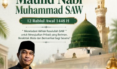 Disdukcapil Kabupaten Pandeglang Sampaikan Ucapan Selamat Maulid Nabi Muhammad SAW 1448 H  ‎
