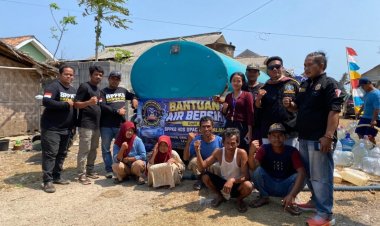 Hari Kedua Penyaluran Bantuan Air Bersih BPPKB HDS Wanasalam dan Malingping Disambut Antusias Warga Desa Muara Kp. Karang Kencana