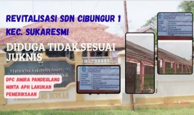 Pelanggaran K3 Juga Pengadaan dan Kualitas Ranga Baja Pada Revitalisasi SDN Cibungur 01 Sukaresmi Dipertanyakan, DPC AMIRA Minta APH Lakukan Pemeriksaan