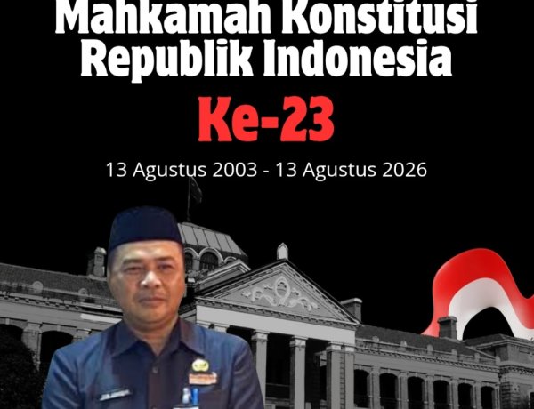 H. Uun Junandar, Kadis Perikanan Kab. Pandeglang Sampaikan Selamat HUT Mahkamah Konstitusi RI ke-23