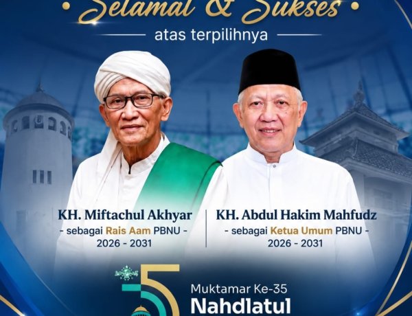 SPPG Sindanglaya 02 Pagelaran Ucapkan Selamat Atas Terpilihnya Rais Aam dan Ketua Umum PBNU Masa Khidmat