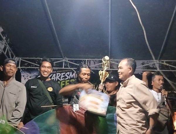 Anggota DPRD Pandeglang TB. Udi Juhdi, Bersama Forkopimcam Sukaresmi Hadiri Pelombaan Layang-Layang Didesa Pasirkadu