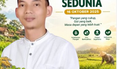 Direktur Jaringan Intelektual Nusantara (JIN) Sampaikan Selamat Hari Pangan Sedunia 16 Oktober 2026