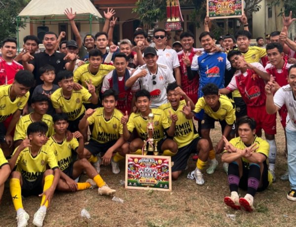 Laga Puncak Final Persik CUP 2026 Kp. Kubang Desa Surakarta Tim Sepak Bola Mitra Niaga Rebut Juara 1